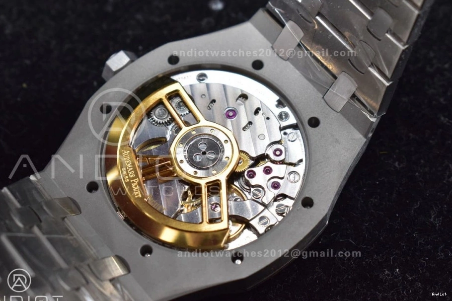 SS Textured 445 A4302 1:1 on 15500 Clone Royal Oak Blue Best Dial Edition Bracelet APSF 41mm Super SS Resilient 0719